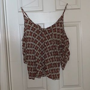 boho off shoulder blouse
